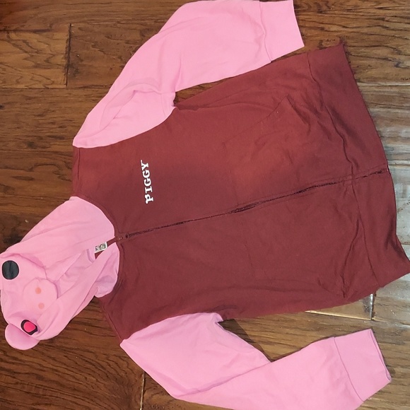 Piggy Cosplay Hooded Sweatshirt Medium - Picture 2 of 3